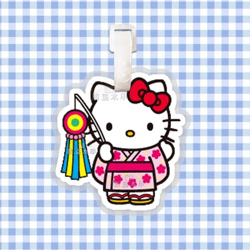 

Hello Kitty Luggage Luggage Tag Schoolbag Pendant Lanyard Ornaments Hanging Ornaments Hanging Tag Weekly Daily Necessities