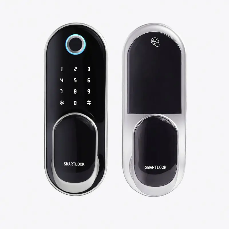 

Smart Door Lock Keyless Digital Keypad Home Apartment App Card Fingerprint Deadbolt Lock