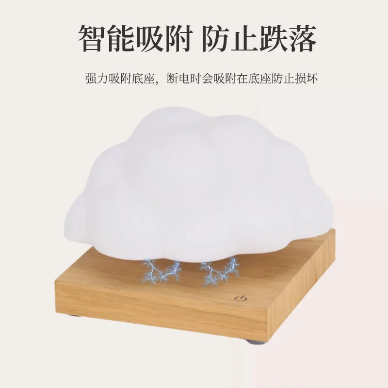Фото Цветная RGB-подсветка Maglev Cloud: креативный подарок, украшение для дома и офиса №3