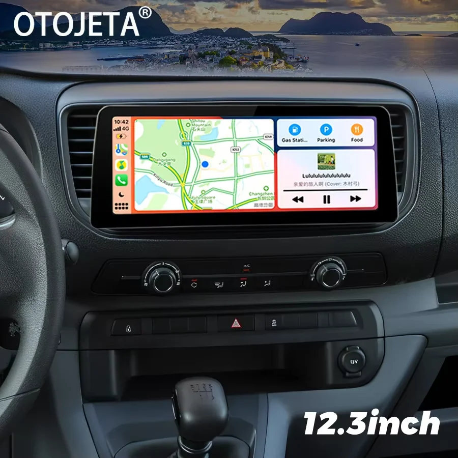 12 3 &quotAndroid 14 для Citroen Jumpy SpaceTourer 2016 2021 Toyota Proace GPS автомобильное радио мультимедийный
