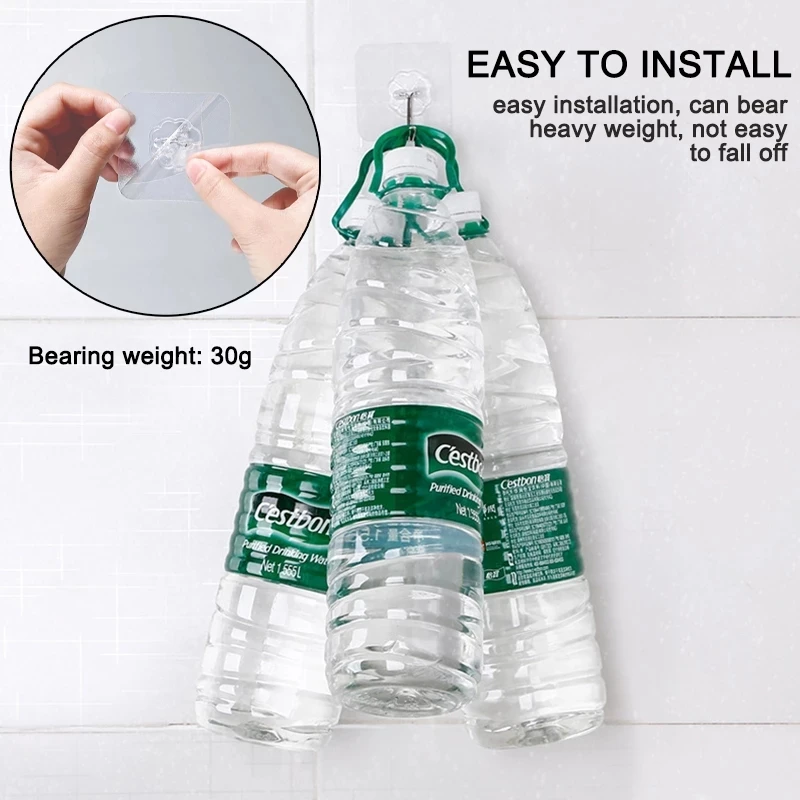 8/10 шт. прозрачные присоски для стен и дверей |