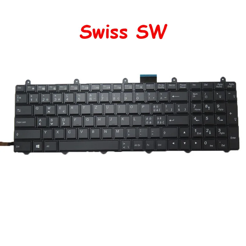 Клавиатура KR NE PO SD SW для CLEVO P157SM P170EM V 132150 НК2 В БК1 6-80-П2700-112-3 БК3 6-80-П17С0-110-3