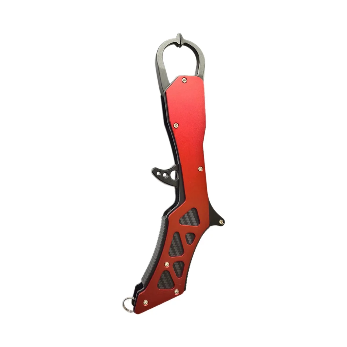 

Fish Controller Multifunctional Aluminum Alloy Fishing Tongs Rust-Proof Fishing Tongs Fish Catcher,Red