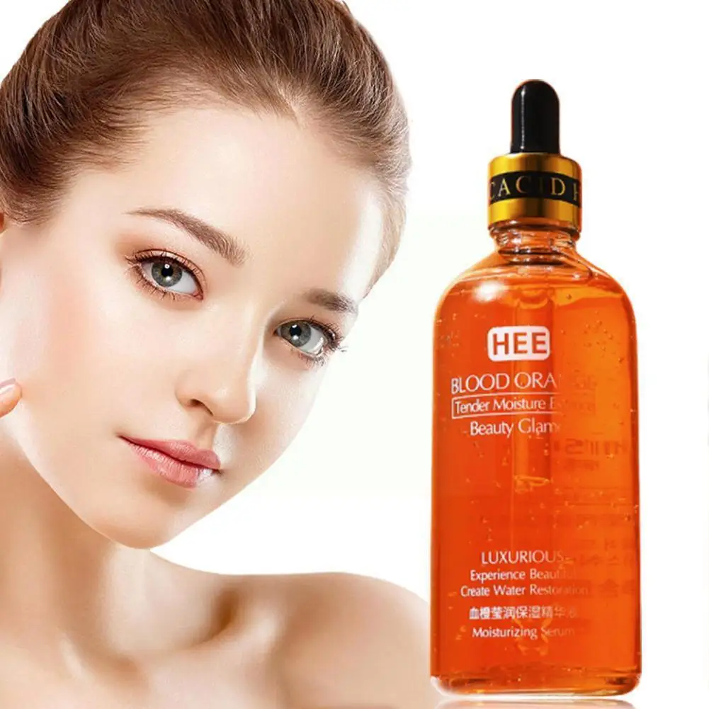 

100ml Blood Orange Moisture Essence Hyaluronic Acid Anti Essence Nicotinamide Liquid Smooth Skin Care Serum K8q6