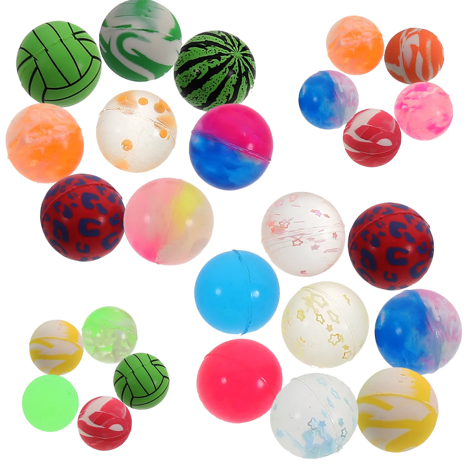 

Rubber Ball Bulk Bouncy Balls Decorative Elastic Bounce Kids Early Education Props