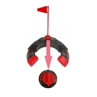adjustable indoor golf putting hole cup with flag putter supplies training aids trainer accessories t7w3