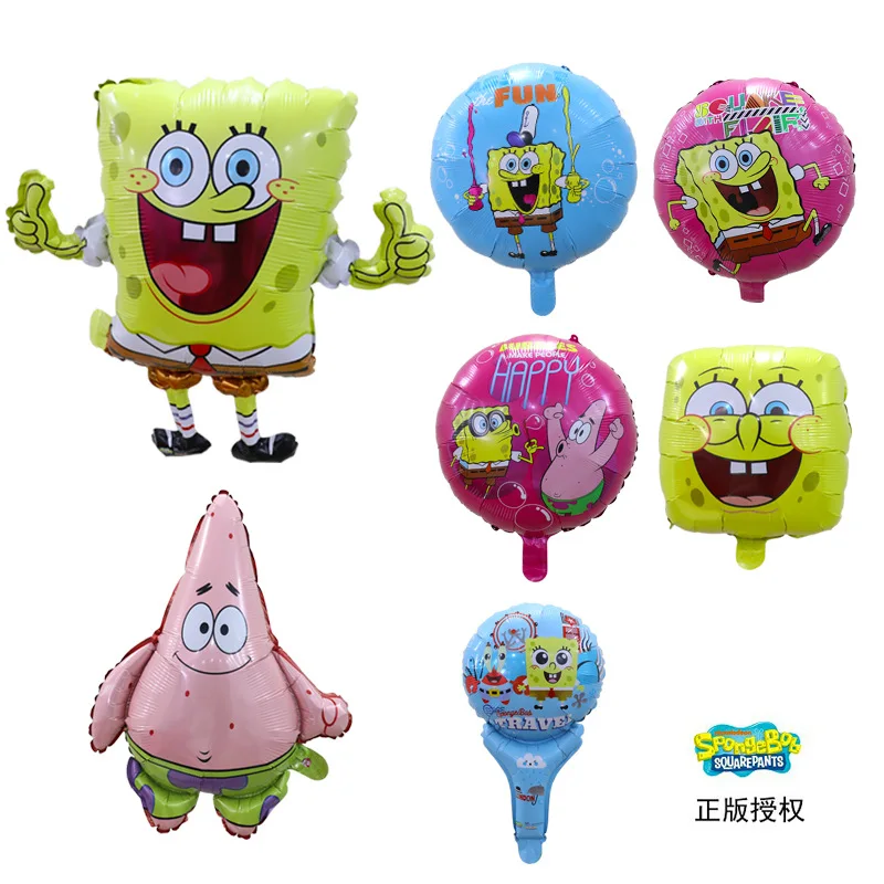 

Воздушный шар из алюминиевой фольги в виде губки боба Патрика