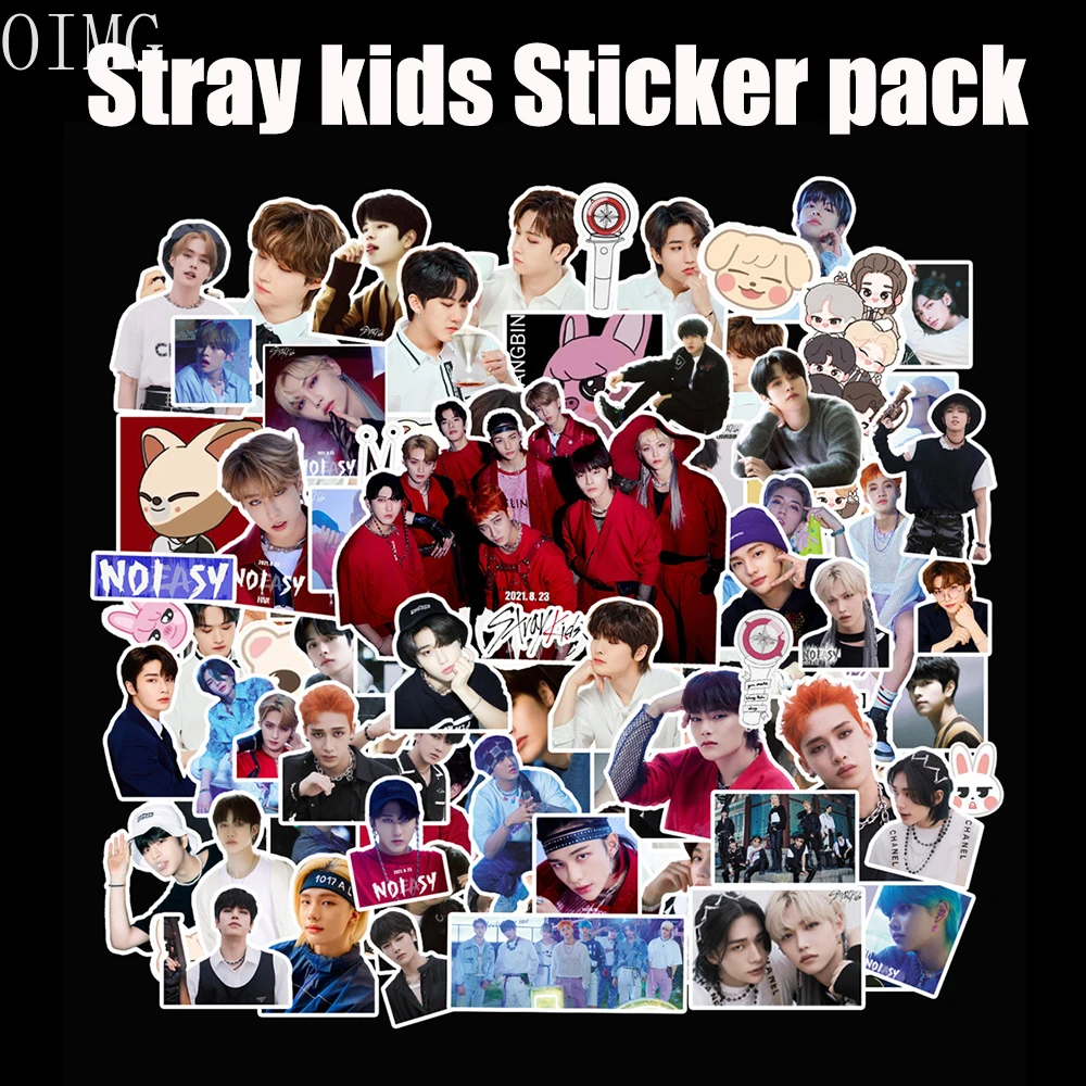 

Mix Kpop Stickers Pack Stray Kids Bangtan Boys BP TWICE ENHYPEN NCT 127 Dream Korean Girls Stickers Fashion Phone Notebook Decor