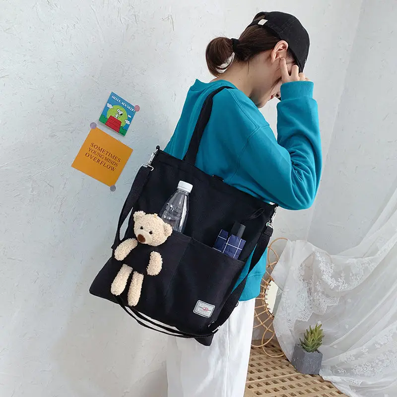 

Женский мессенджер, Студенческая вместительная сумка через плечо, простая и универсальная сумка-тоут на одно плечо