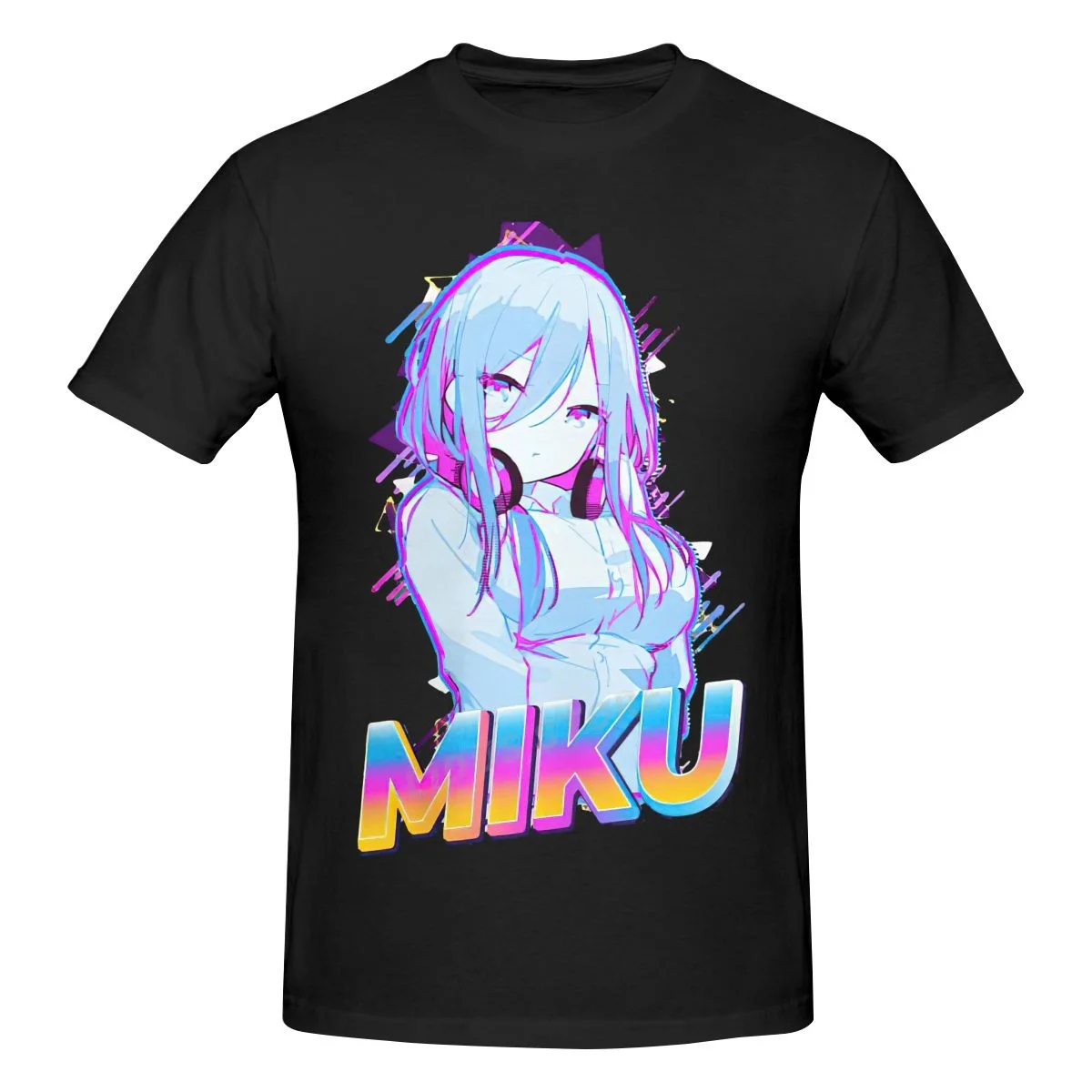 

Miku Nakano Retro Aesthetic The Quintessential Quintuplets Anime T shirt Harajuku Clothing Streetwear Graphic Tshirt Tees