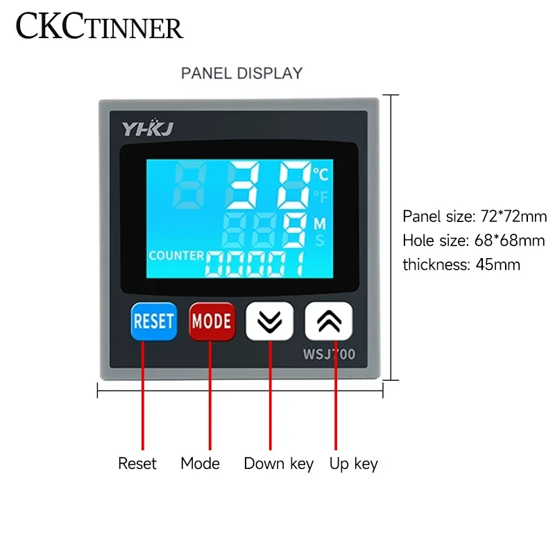 Контроллер температуры WSJ700 многофункциональный автоматический термостат