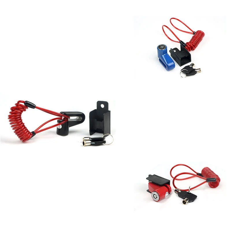 

M365 Electric Scooter Anti-Theft Lock Parts Kits Multi-Function Anti-Theft Lock For Xiaomi Disc Brake Lock (Black)