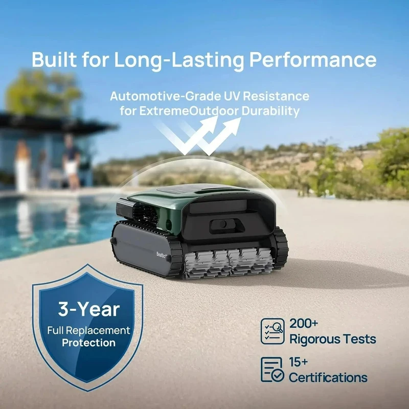Робот-пылесос для бассейнов Beatbot AquaSense 2 Pro, Suace Parking, с управлением через приложение, для бассейнов площадью до 3875 кв. футов (art.: 3920db90ec411) - 3920db90ec411