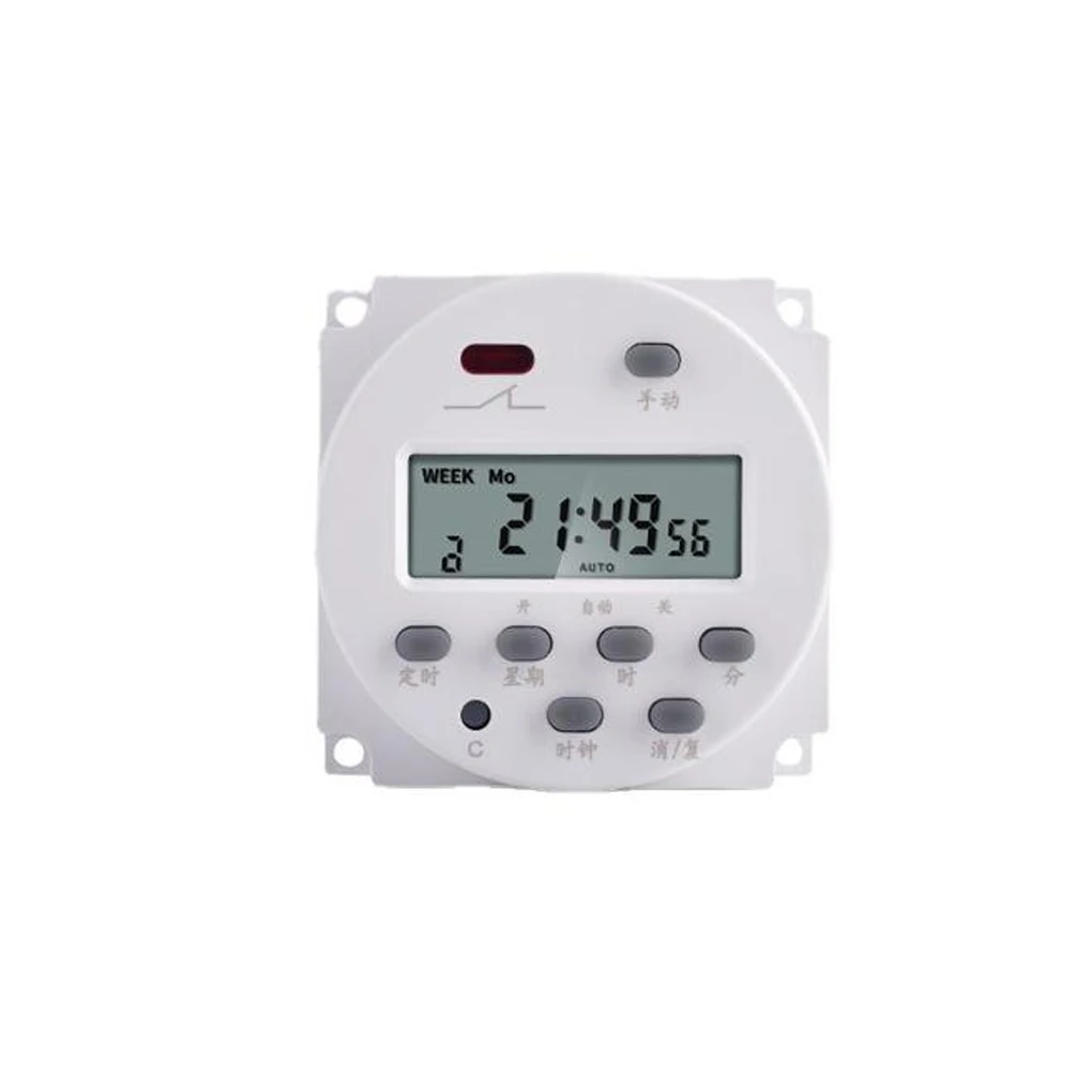 

1/2/3/5 Таймер Цифровой Программируемый Регулируемый рекламный ящик лампа таймер точное реле электронное зарядное устройство для автомобиля 12 В