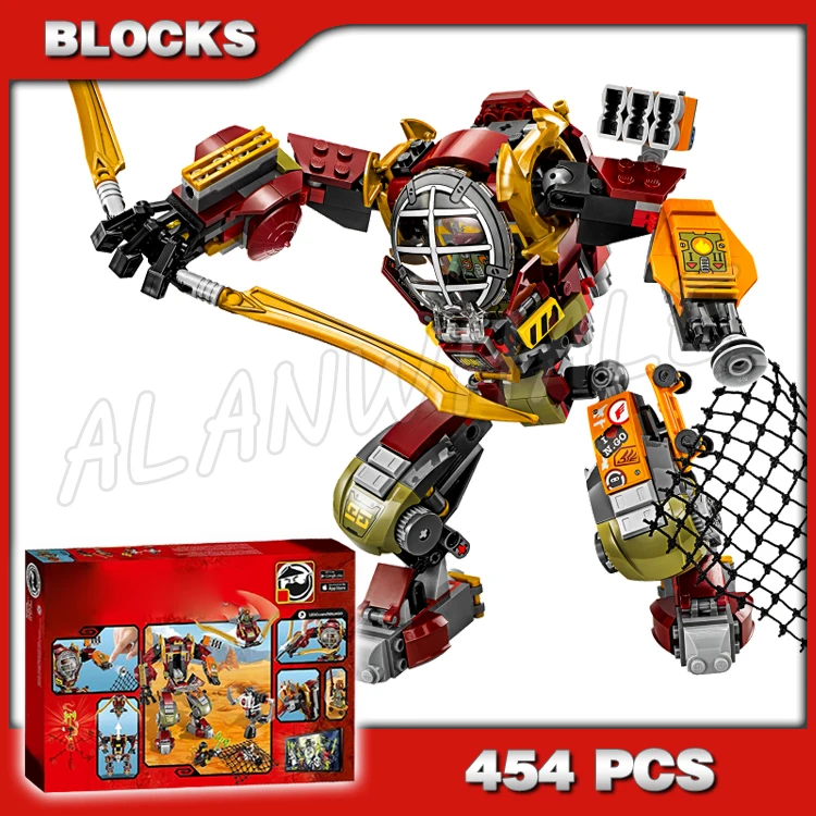 

454 шт., спасательные товары Shinobi M.E.C. Skulkin Mech Bounty-hunting, поединка, скейтборд 10525, строительные блоки, игрушки, совместимые с моделью