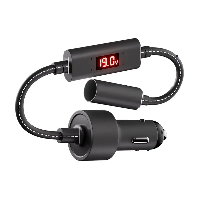 Фото Автомобильный адаптер питания постоянного тока для Starlink Mini 60W с функцией повышения напряжения и мониторингом напряжения и тока в реальном времени №1