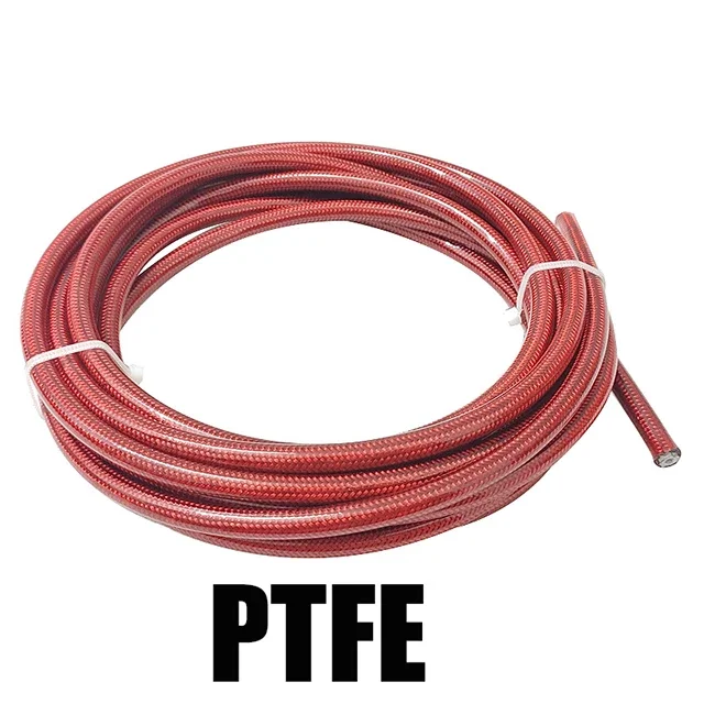 

1M 2M 3M 5M 8M 10M AN3 Мотоциклетный плетеный тормозной шланг из нержавеющей стали Нейлоновый шланг масляной магистрали сцепления PTFE CPE Гоночный тормозной шланг