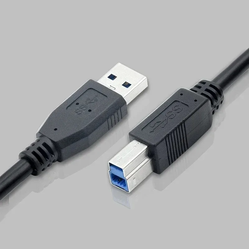 Фото USB 3.0 Type A Male to B Male Кабель для передачи данных 5 Гбит/с для портативных ПК Внешние жесткие диски Принтер Сканер Док-станция Концентратор №5