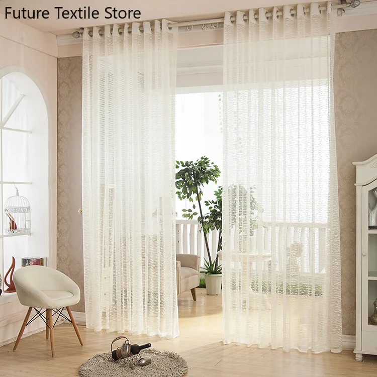 

Curtains for Living Room Dining Bedroom New Direct Sales Jacquard Curtains Light-transmitting Study Hollowed Out
