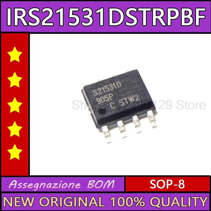 

10PCS IRS21531DSTRPBF IRS21531D IRS2153ID IRS2I53ID S21531D S2153ID sop-8 New original ic chip