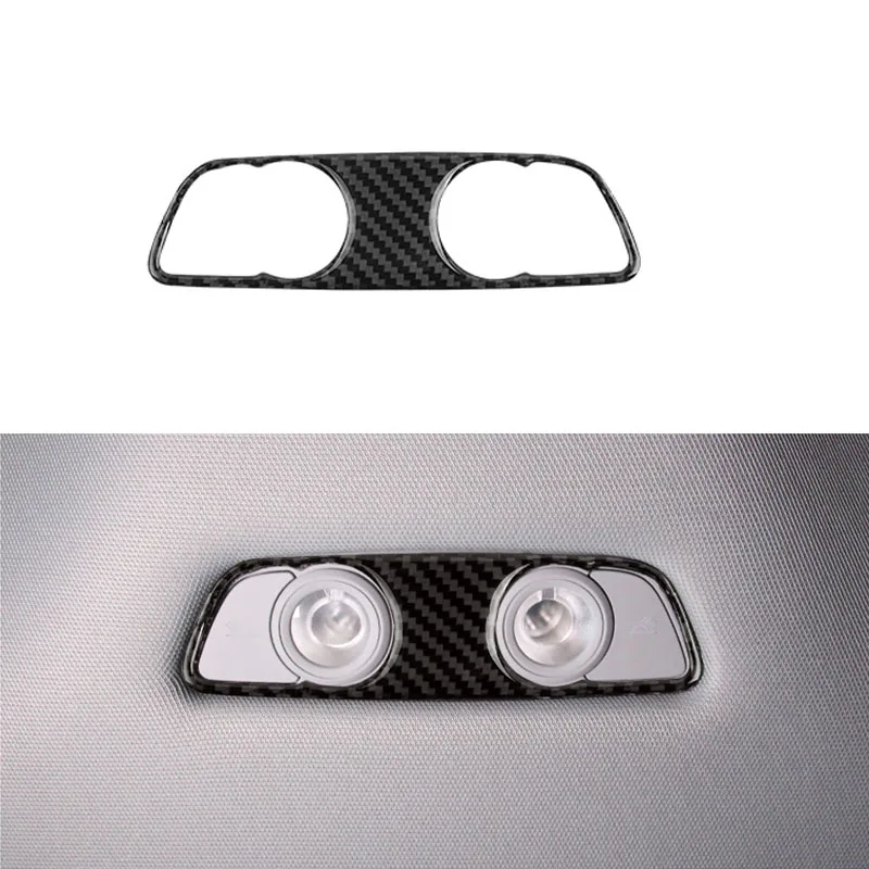 

Автомобильные аксессуары, 100% углеродное волокно, задняя лампа для чтения, рамка, крышка, отделка для Audi A4 B9 17-18