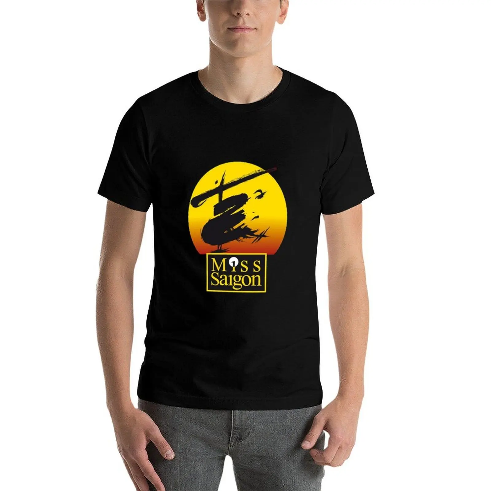 Фото Футболка Miss Saigon, простая повседневная хлопковая футболка с короткими рукавами №3