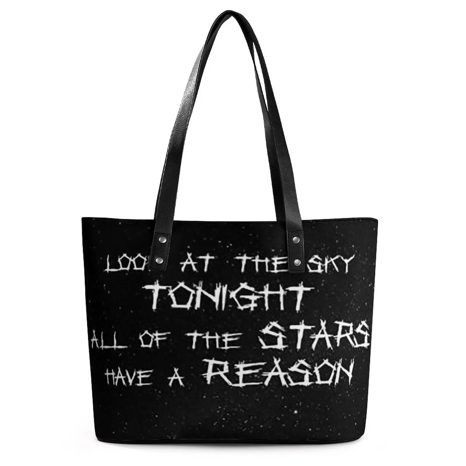 

Сумка-тоут с рисунком звездного фона для песен Lil Peep