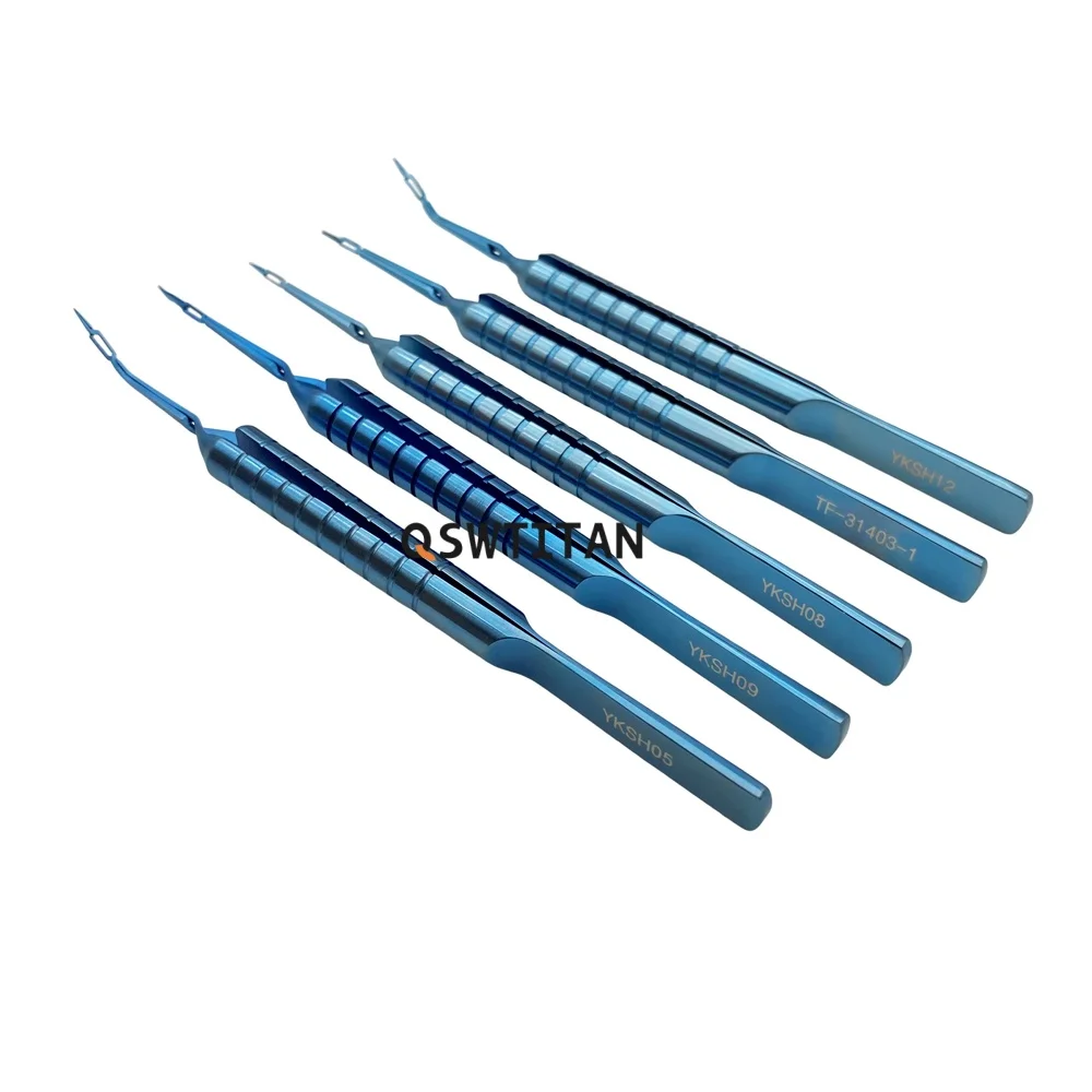 Фото Офтальмологический Akahoshi Phaco Prechopper с круглой ручкой, титановые инструменты для офтальмологической хирургии, автоклавируемые №4