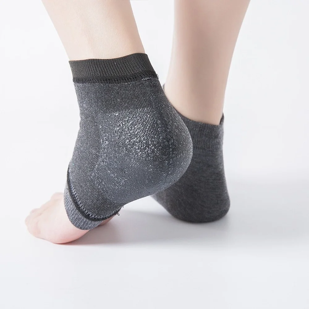 

3 Pair Gel Heel Socks Moisturing Spa Gel Socks Feet Care Cracked Foot Dry Hard Skin Protector Prevent Dry Heel Feet Care Tools