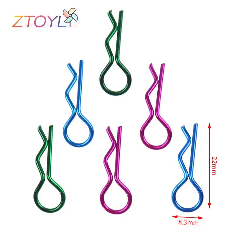 

10pcs R Pin Shell for Redcat HPI HSP 1/10 1/12 1/16 RC Car Parts Stainless Steel Body Clips