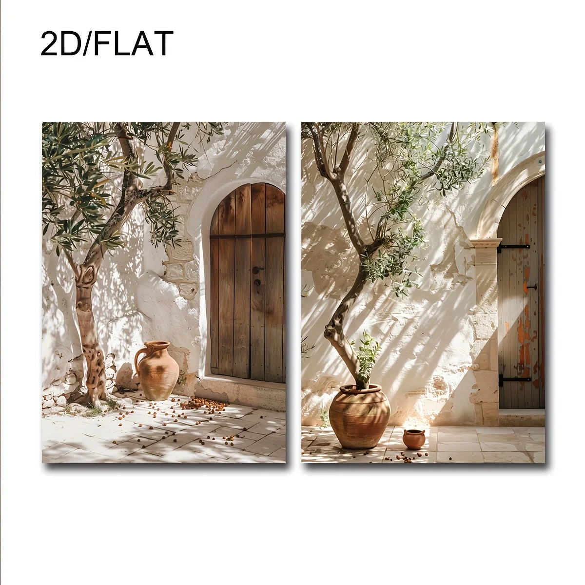 

Набор из 2 картин на холсте "Средиземноморские пейзажи"