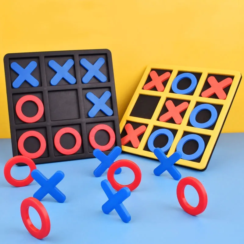 OX Tic-tac-toe Chess Parent-child Interactive Leisure Board Montessori Game Development Intelligent Educational Toy |
