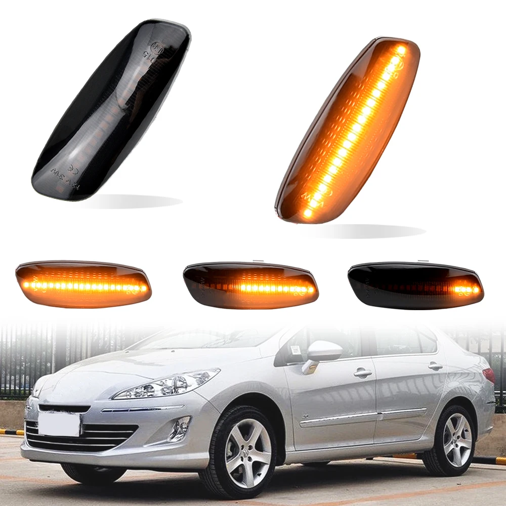 

Светодиодный динамический поворотник для Citroen C4 Picasso C3 C5 DS4 Peugeot 308 207 3008 5008
