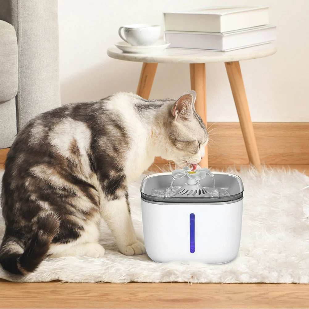 

ABS Large Capacity Automatic Cats Fountain Running Water Drinking for Cat Dog Filter Smart Pet Drinker Dispenser