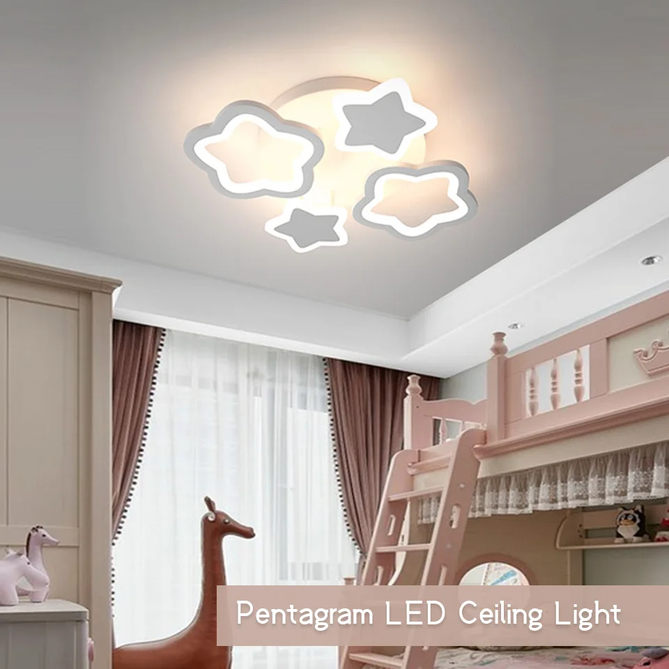 

Star LED ceiling lamp Children's room Bedroom lamps Creative cartoon personality Star lights