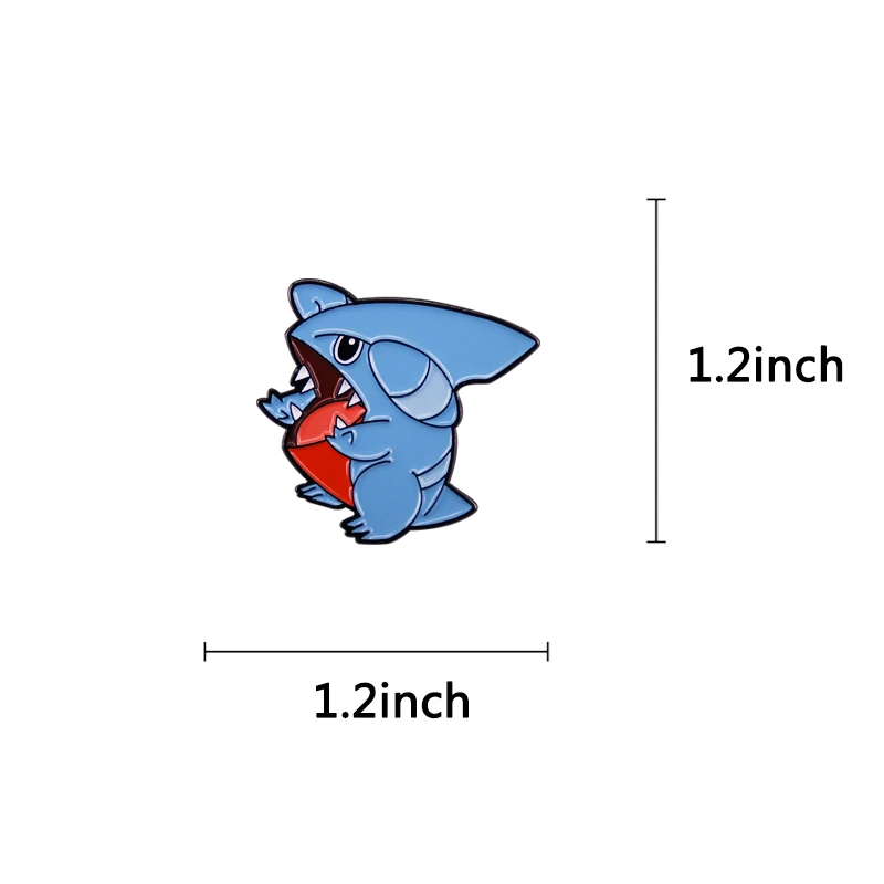 Симпатичная голубая акула разборная как детская искусственная аниме рюкзак