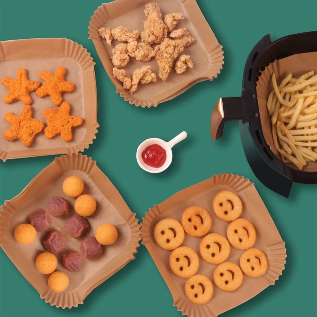 

Воздушная фритюрница, масло для выпечки-Впитывающая Бумага, коврик для чизкейка, барбекю, Пищевая печь, маслостойкий лайнер, гриль для дома, ...