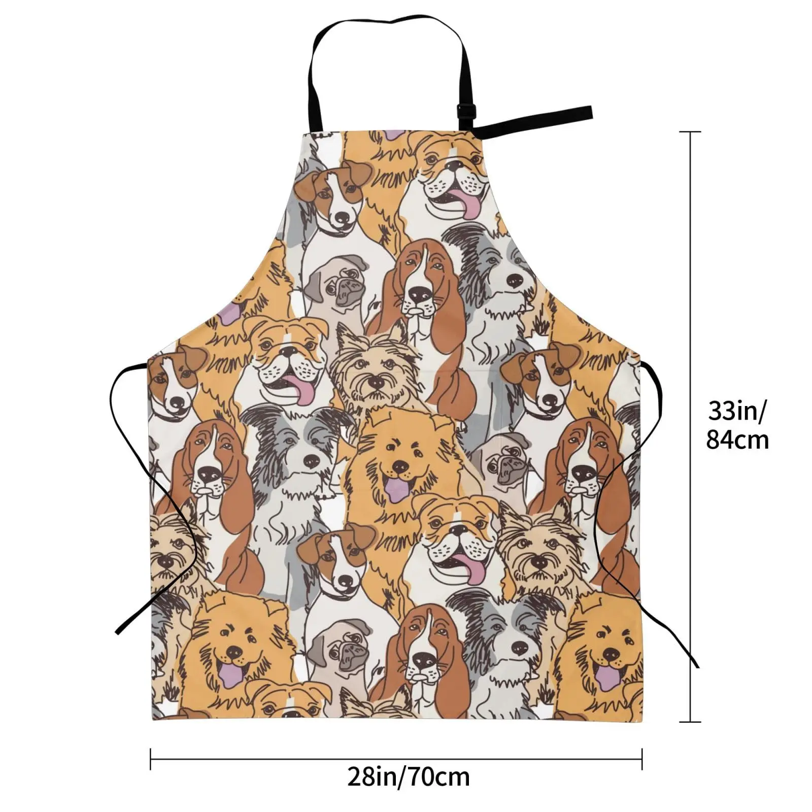 Симпатичный фартук в виде собаки милый для кухни женщин и мужчин