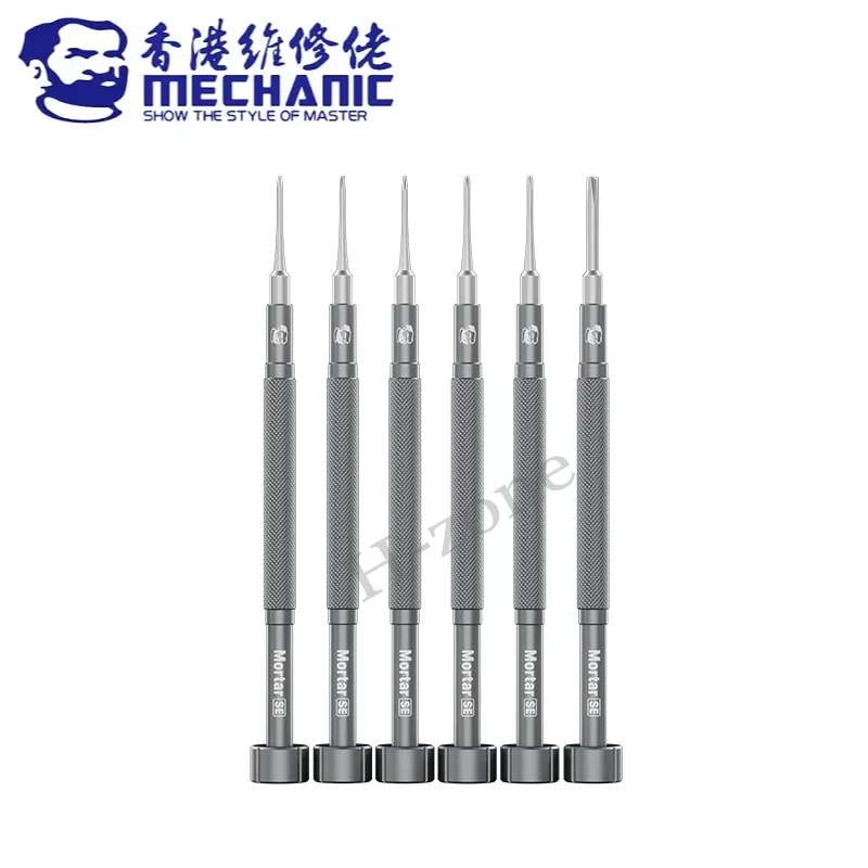 

Набор магнитных отверток Mechanic MORTAR SE Y 0,6, Pentalobe 0,8, Phillips 1,2/1,5, внутренний шестигранник 2,5, набор инструментов для ремонта отверток T2