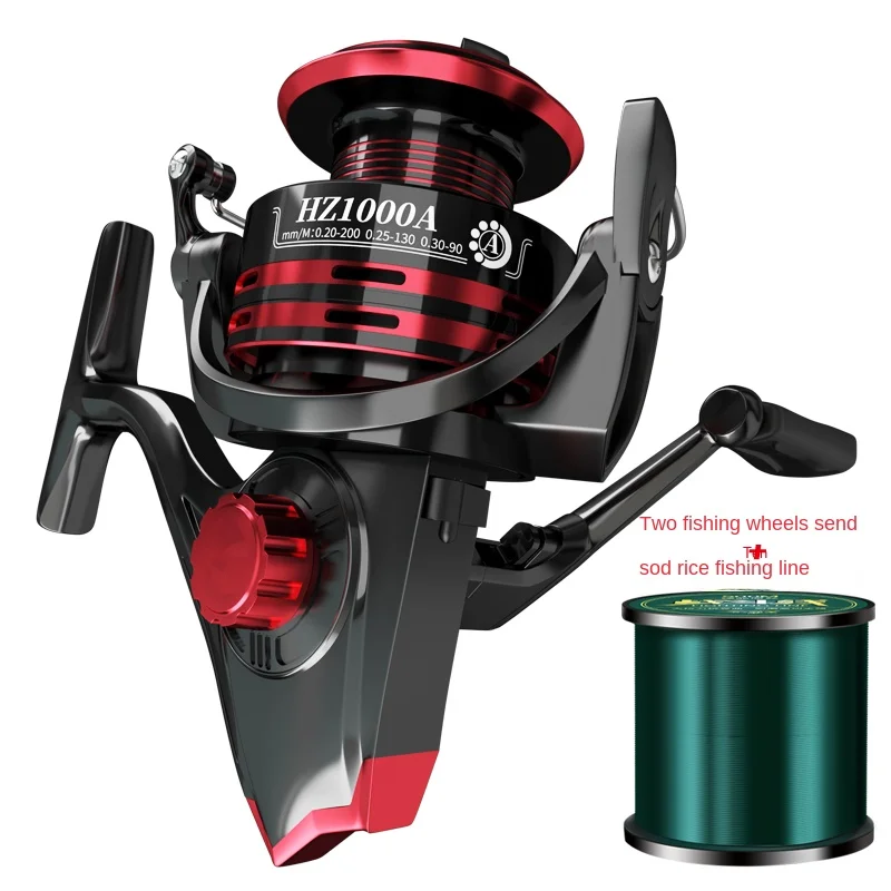 

Genuine Fishing Wheel Metal Movement Spinning Reel Tossing Fishing Wheel Lure Reel for Telescopic Fishing Rod