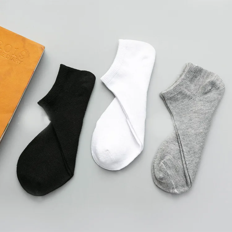 

12pairs/Summer Short Socks for Men and Women Made of Polyester-Cotton Blend, Thin and Invisible Design Socks Women's Men's Socks