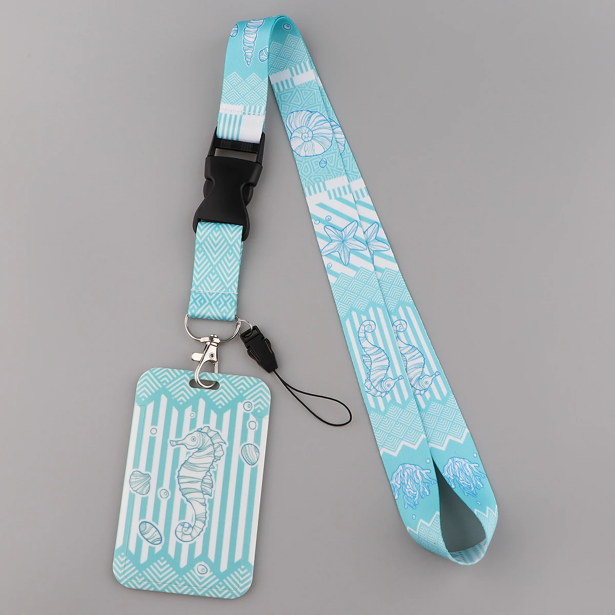 

Seahorse Neck Strap Lanyards for Keys Keychain Badge Holder ID Credit Card Pass Hang Rope Lariat Accessories Gifts