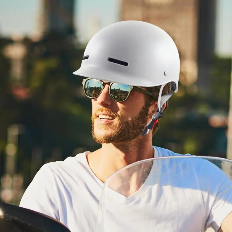 

Half Motorcycle Helmets For Men Adjustable Size BLD Modular Dual Lens Ultralight Cycling Safety Helmet For Adult Men Women