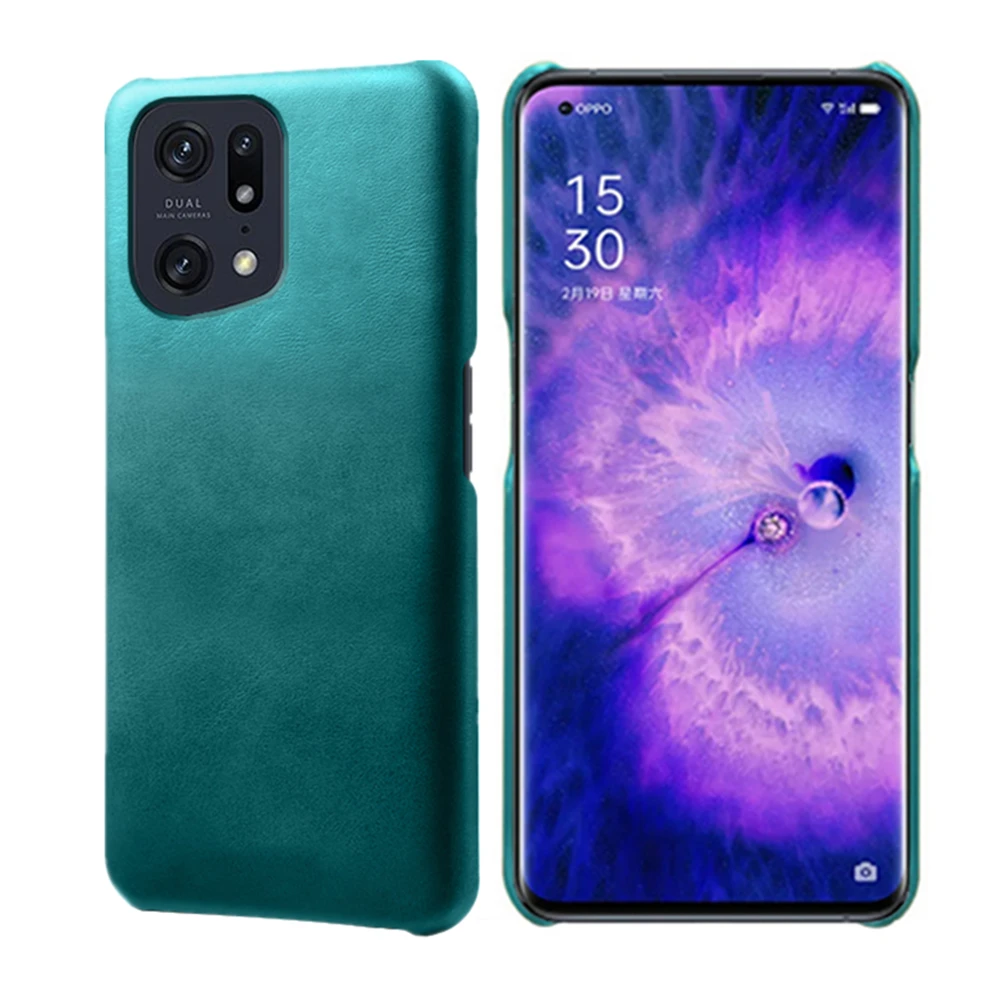 

Luxury PU Leather Case For OPPO Find X5 Pro Realme GT2 9 Pro Plus 9i V25 C35 Coque Slim PC Cover For OPPO A36 Reno7 Z SE 5G Capa