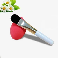 mini short face mask brush soft soft cozy wooden handle applicator mask brush beauty salon spa applicator stick facial care tool
