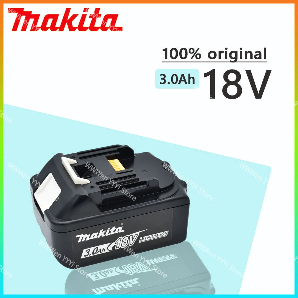 

Original Makita 18V 3.0Ah 3000mAh BL1830 BL1815 BL1860 BL1840 194205-3 Rechargeable Li-IonBattery Replaceable Power Tool Battery