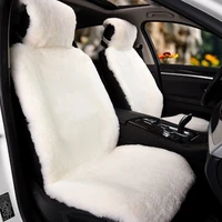 car seat cover imitated rabbit fur winter warm fluffy auto front seats covers cushion pad universal fit for all cars truck suv