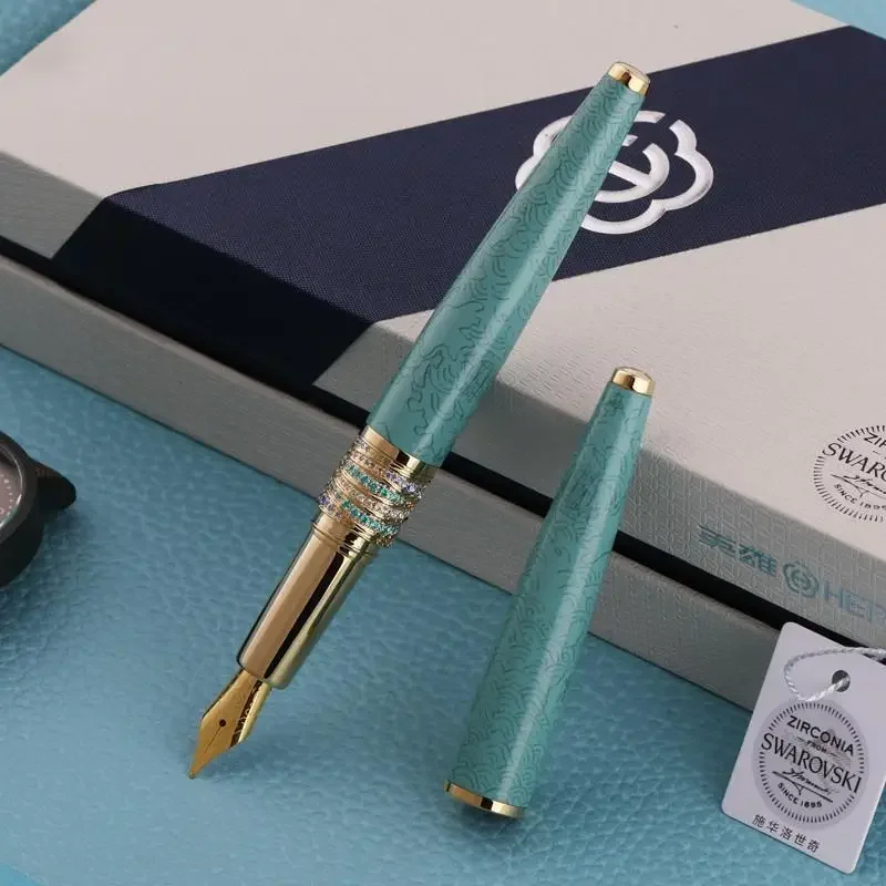 Ручка перьевая HERO HS208 металлическая латунная ручка большой вместимости тонкая