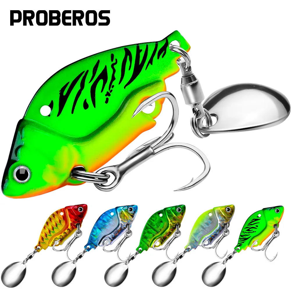 

Far Throw Spinner VIB Metal Lua Bait Microtrembling Lead Wrapped Copper Bionic Fish Bait Cocked Perch Lua Fake Bait Swimbait