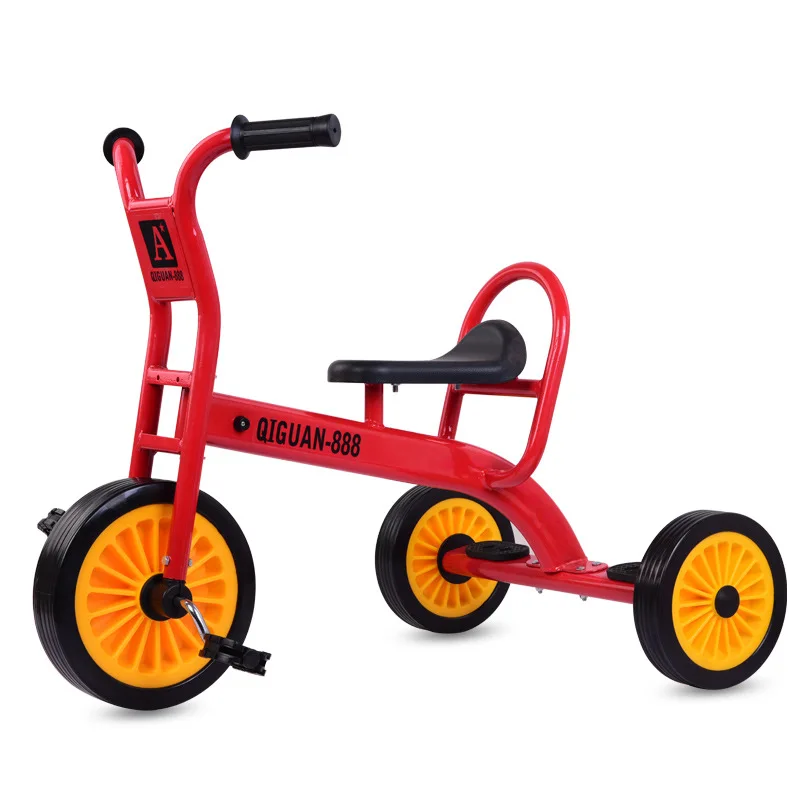 Kindergarten Indoor and Outdoor Children Two-person Bicycle Tricycle Single Twin Entertainment Pedal Parent-child